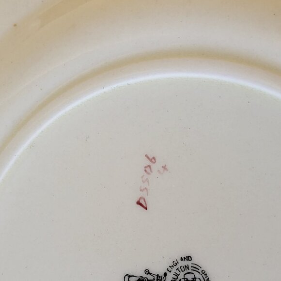 Royal Doulton Australian Gum Trees A Pattern D5506/4 Display Plate c1935 England - Picture 8 of 11